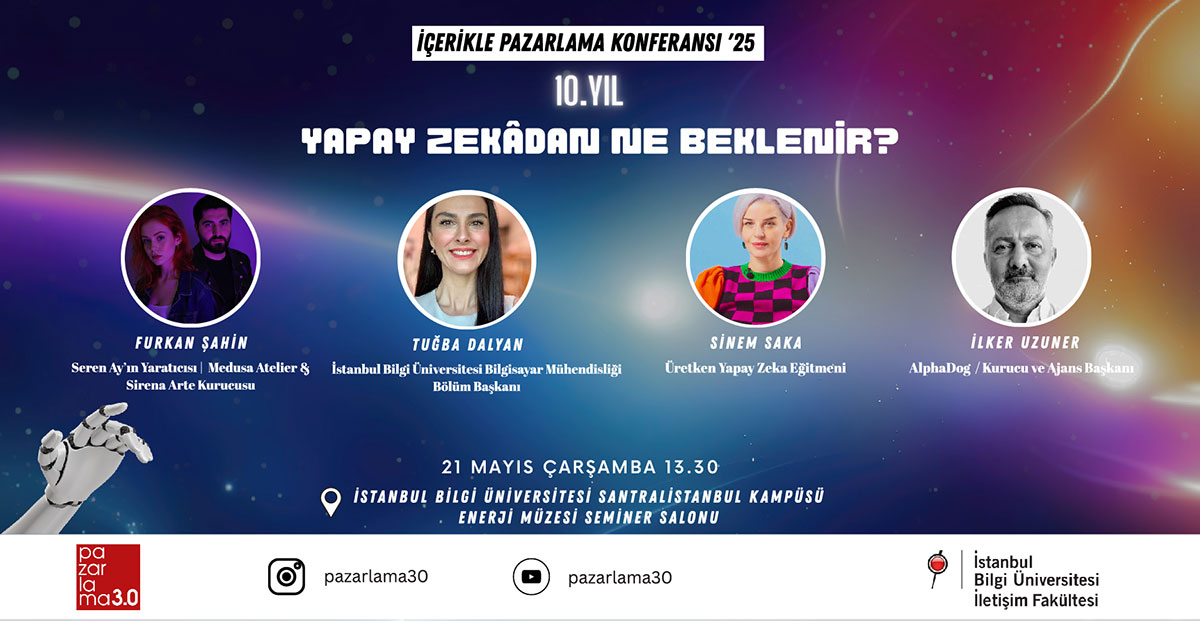 İçerikle Pazarlama Konferansı'25: Yapay Zekadan Ne Beklenir? İçerikle Pazarlama Konferansı'25: Yapay Zekadan Ne Beklenir?