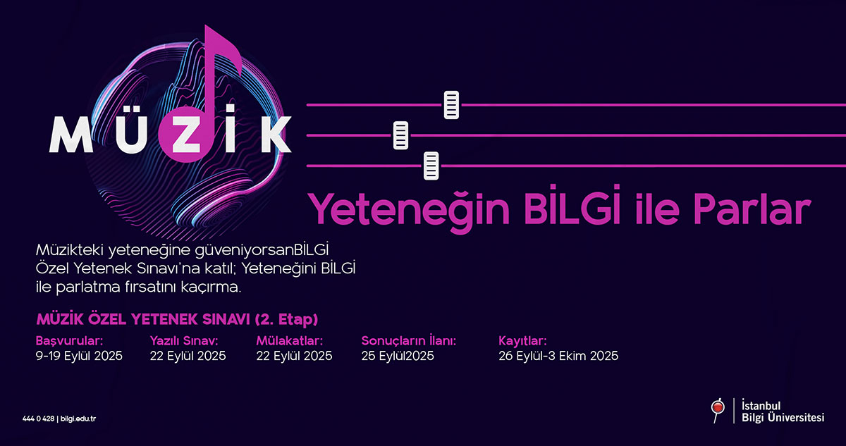 Müzik Özel Yetenek Sınavı 2. Etap başvuruları başladı. Müzik Özel Yetenek Sınavı 2. Etap başvuruları başladı.