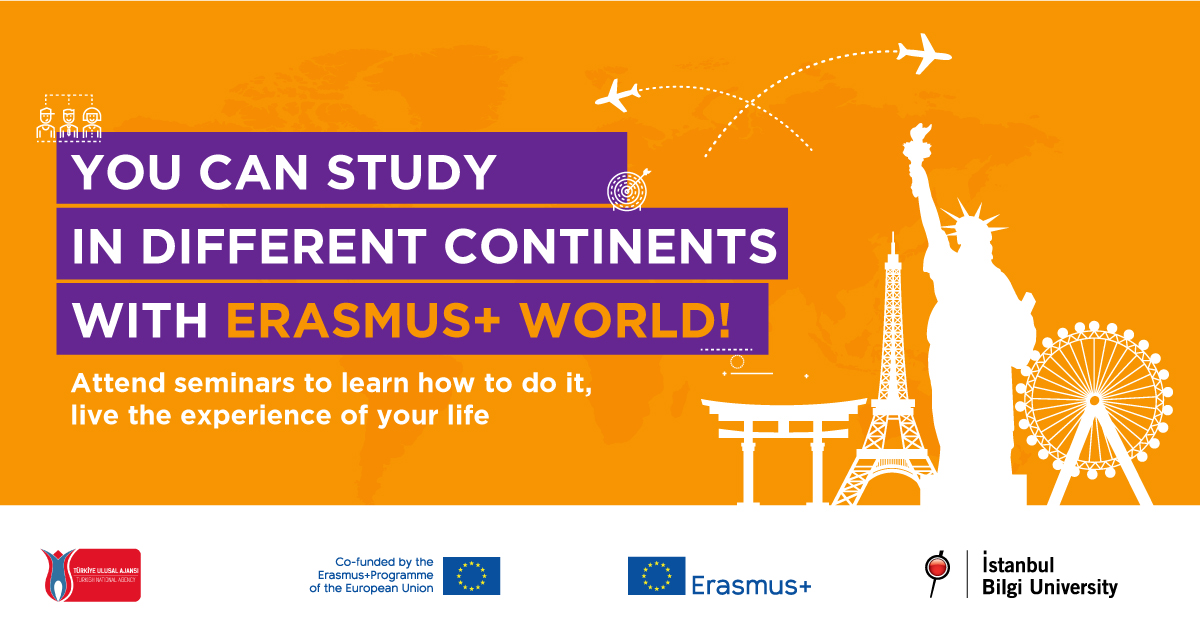 You can Study in Different Continents with Erasmus+ World