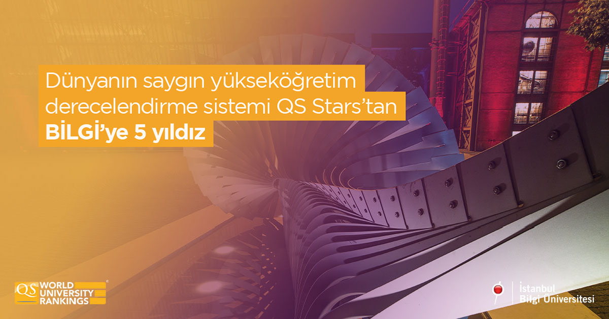 Dünyanın saygın yükseköğretim derecelendirme sistemi QS Stars’tan BİLGİ’ye 5 yıldız