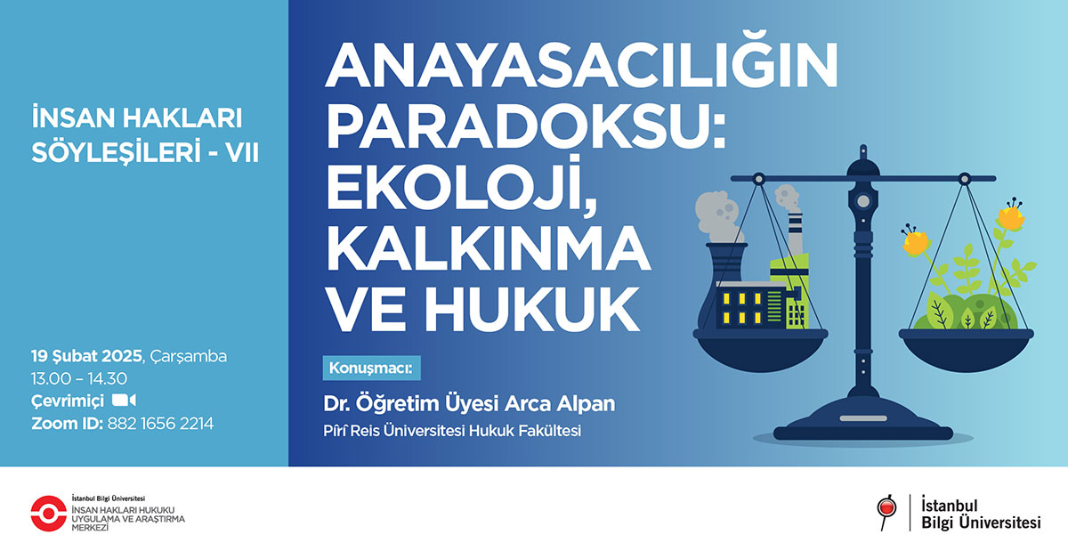 İnsan Hakları Söyleşileri-VII: Anayasacılığın Paradoksu: Ekoloji, Kalkınma ve Hukuk