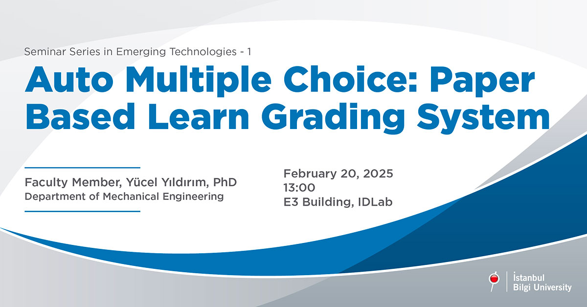 Seminar Series in Emerging Technologies – 1: Auto Multiple Choice: Paper Based Learn Grading System