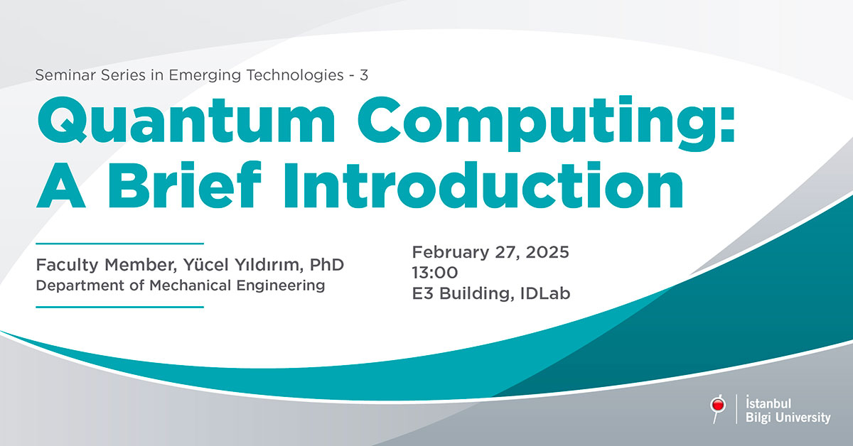 Seminar Series in Emerging Technologies - 3: Quantum Computing: A Brief Introduction